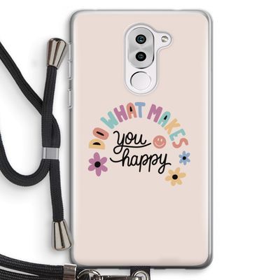 Happy days: Honor 6X Transparant Hoesje met koord