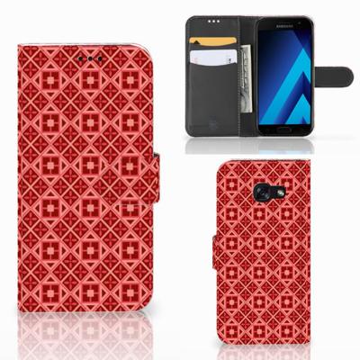 Samsung Galaxy A5 2017 | Telefoon Hoesje | Batik Rood