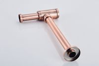 Design Sifon SaniClear Copper | 5/4" | Compact | Messing | Rond | Geborsteld koper