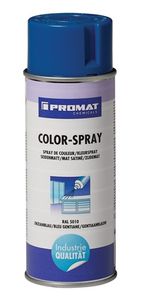 Promat Kleurspray | gentiaanblauw | zijdemat | RAL 5010 | 400 ml | spuitbus - 4000354201 - 4000354201