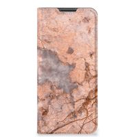 OPPO A54 5G | A74 5G | A93 5G Standcase Marmer Oranje
