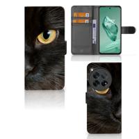 OnePlus 12 | Telefoonhoesje | Met pasjeshouder | Zwarte Kat