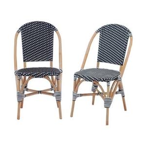 sweeek - Rotan en poly rotan bistrostoel (set van 2)