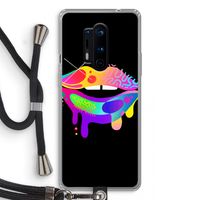 Lip Palette: OnePlus 8 Pro Transparant Hoesje met koord