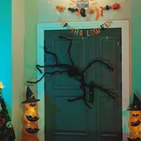 Halloween home trainer Versiering 3 pcs Zwart 150 cm