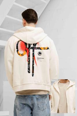 Off The Pitch Ornament Vest Heren Gebroken Wit - Maat M - Kleur: Gebroken Wit | Soccerfanshop