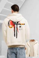 Off The Pitch Ornament Vest Heren Gebroken Wit - Maat S - Kleur: Gebroken Wit | Soccerfanshop