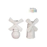 Vaas windmolen H15,5cm 2 ass crème zand