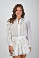 Marant Etoile blouse Greicy HT0678FA-C3J05E white
