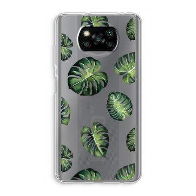 Tropische bladeren: Xiaomi Poco X3 NFC Transparant Hoesje