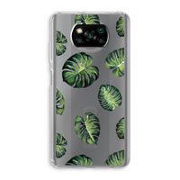 Tropische bladeren: Xiaomi Poco X3 NFC Transparant Hoesje