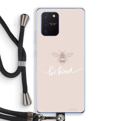 Be(e) kind: Samsung Galaxy Note 10 Lite Transparant Hoesje met koord