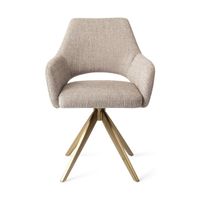 Jesper Home Yanai eetkamerstoel turn gold Biscuit Beach