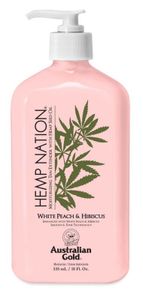 Hemp nation tan extender white peach hibiscus