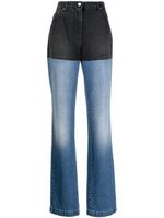 Peter Do jean droit à taille haute - Bleu