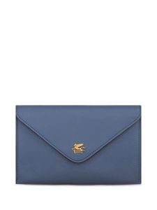 ETRO porte-monnaie en cuir - Bleu