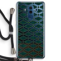 Moroccan tiles: Huawei Mate 10 Pro Transparant Hoesje met koord Moroccan tiles: Huawei Mate 10 Pro Transparant Hoesje met koord