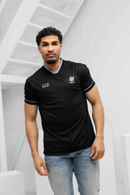 EA7 Emporio Armani 7M001298 Jersey T-Shirt Heren Zwart - Maat S - Kleur: Zwart | Soccerfanshop EA7 Emporio Armani 7M001298 Jersey T-Shirt Heren Zwart - Maat S - Kleur: Zwart | Soccerfanshop