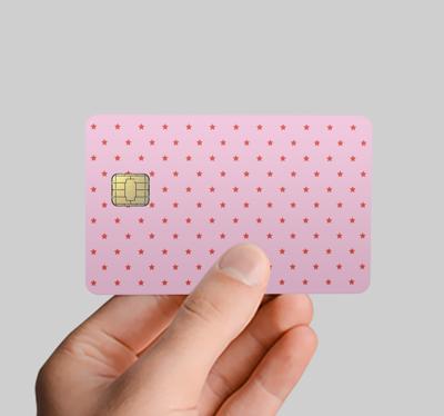 Sterren rood pinpas sticker