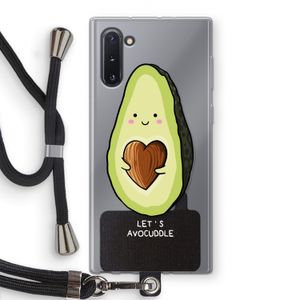 Avocuddle: Samsung Galaxy Note 10 Transparant Hoesje met koord
