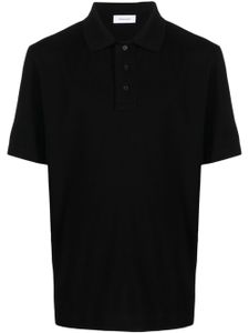 Ferragamo polo en coton à manches courtes - Noir