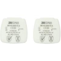 3M Secure Click D7925 P2 R Partikelfilter 4 stuk(s)