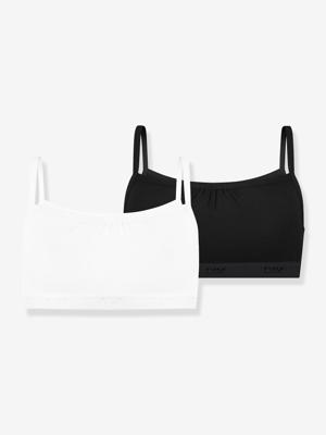 Set van 2 beha's voor meisjes Les Pockets Ecodim zwart