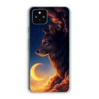 Night Guardian: Google Pixel 5a 5G Transparant Hoesje