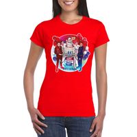 Officieel Toppers in concert 2019 t-shirt rood dames 2XL  -