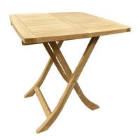 Teak Bijzettafel - 70x70 - Buitengewoon de boet