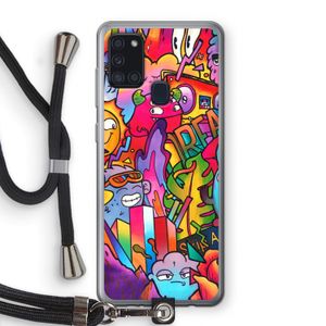 Dreams: Samsung Galaxy A21s Transparant Hoesje met koord
