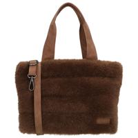 Zebra Trends Bont Handtas/Schoudertas Emma Mid Bruin