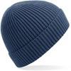 Beechfield CB380 Engineered Knit Ribbed Beanie - Steel Blue - One Size