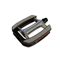 Falkx electra pedalen 9/16", aluminium huis, anti slip