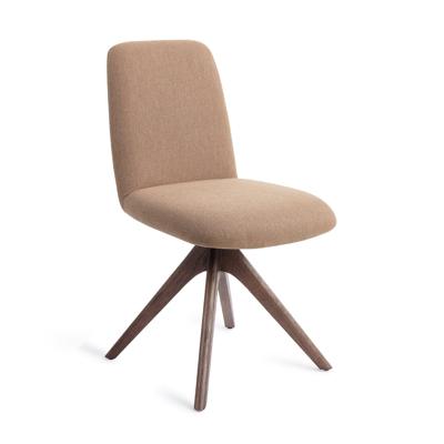 Jesper Home Eetkamerstoel 'Taiwa' Revolve Oak Walnut, kleur Whisper Wheat
