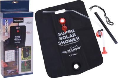 Campingdouche 15 liter zwart - Nampook