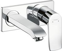 Hansgrohe Metris ééngreeps wastafelmengkraan afbouwdeel LowFlow met voorsprong 165 mm en PushOpen afvoerplug, chroom Hansgrohe Metris ééngreeps wastafelmengkraan afbouwdeel LowFlow met voorsprong 165 mm en PushOpen afvoerplug, chroom