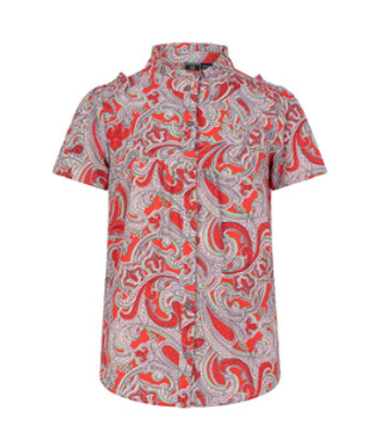 Indian Blue Jeans Meisjes blouse paisley - Soft rood