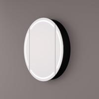 Spiegelkast Hipp Design SPK 81000 Rond Met Verlichting Incl. Spiegelverwarming en Stopcontact (Alle Maten)