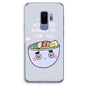 I'm A Hopeless Ramen-Tic For You: Samsung Galaxy S9 Plus Transparant Hoesje