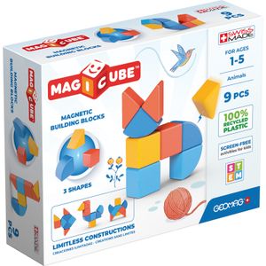 Magicube 3 Shapes Recycled Animals Constructiespeelgoed