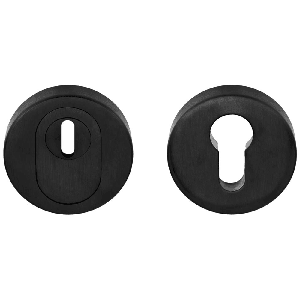 Formani | BVEIL-KT | veiligheidscilinderrozet massief 52mm met kerntrekbeveiliging | SKG*** | PVD mat zwart