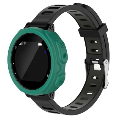 Effen kleur siliconen horloge beschermhoes voor de Garmin F235 / F750(Mint Green)