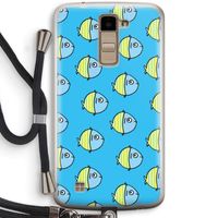 Visjes: LG K10 (2016) Transparant Hoesje met koord
