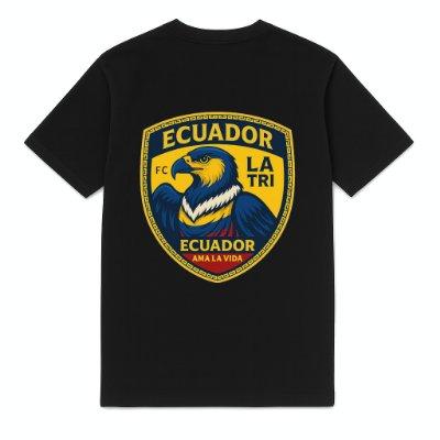 FC ELEVEN - Ecuador La Tri Heavy T-Shirt - Zwart
