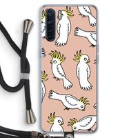 Papegaai: Oppo A91 Transparant Hoesje met koord