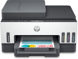 HP Smart Tank 7305 All-in-One Multifunctionele printer Inkjet Kleur A4 Printen, scannen, kopiëren Inktbijvulsysteem, Duplex, WiFi, LAN, ADF, Bluetooth