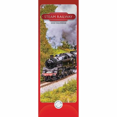 Stoomtreinen Slimline Kalender 2026