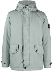 Stone Island veste à patch logo David TC Compass - Bleu