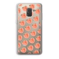 Just peachy: Samsung Galaxy A8 (2018) Transparant Hoesje Just peachy: Samsung Galaxy A8 (2018) Transparant Hoesje
